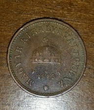 New listing
Hungary 1905 Magyar Kiralyi Valtopenz nice collectable