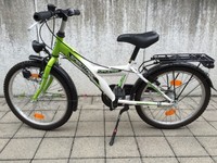 Kinderfahrrad Sabotage Little Cool 20" weiß grün RH30 3G heute Cone Bikes