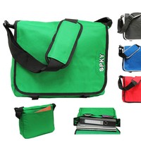 Damen Herren Schultertasche Messenger Bag Umhängetasche Schule Freizeit 4 Farben