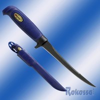 Marttiini - Finnisches Filetiermesser, Klinge 15 cm, Rückensäge, Scheide 902715