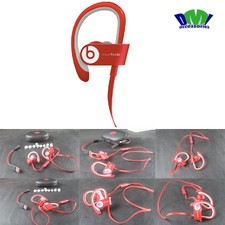 New Beats by Dre PowerBeats 2 Wireless Headphones Bluetooth In-Ear Red - hs