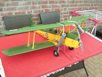 RC Doppeldecker, Modellflugzeug.Tiger Moth