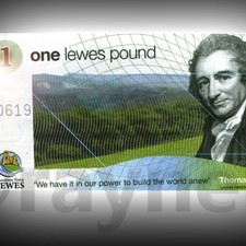 Mint Uncirculated Lewes Pound Notes Note