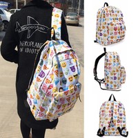 Smiley Emoji Rucksack Emoticon Sport Taschen Freizeit Schulrucksack Schulranzen