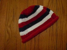 18th or 19th Century Hand Knit Wool Striped Knit Cap - Civil War - Reenact