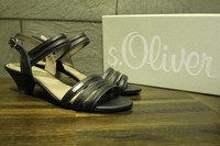 S.Oliver Schuhe Damenschuhe LEDER schwarz 36 Pumps Sandalen Sommer NEU 39,95€ 01