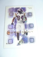 Playercard ( SP Authentic ) 2000 NFL  Randy Moss