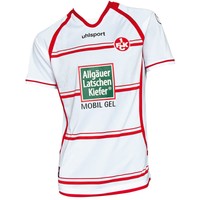 Uhlsport 1.FCK 3.rd Trikot Ausweichtrikot Kaiserslautern Sais:12/13 Gr XS weiß