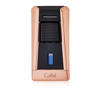 Colibri Feuerzeug Stealth I / 1er Jetflame / Rosegold gebürstet / Schwarz