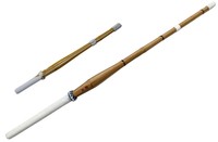 Bambusschwert Nito Set Shinai mit ovalem Griff Kendo Aikido Kumdo Japan
