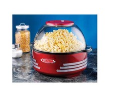 Popcorn Popping Maker Popper 6 oz Machine New Red Hot Style Nostalgia Vintage