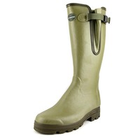 Le Chameau Vierzon Cuir Herren US 12 Grün Regenstiefel UK 11 EU 46 4504