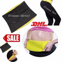 Schwitzhose Sporthose Bauchweggürtel Bauchgürtel Schlankhose Mieder Neopren DE