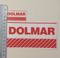 Aufkleber:    Dolmar 2 Stück   (klein + groß)    (23091550)