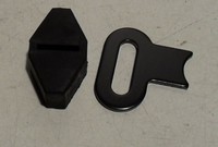 Sachs Saxonette Spartamet Auspuffhalter +Gummi Auspuff Befestigung Blech 