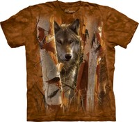 The Guardian Wolf T Shirt Adult Unisex The Mountain