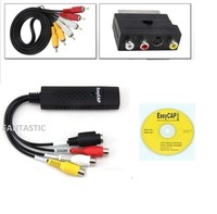 USB VHS Bänder Zu PC DVD Video Audio Converter 3 RCA DVR Überwachungskamera HD