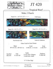 Kelleher's Stained Glass Studio "Tropical Reef"