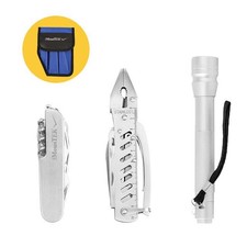 WORKPRO 13 in 1 Mini Outdoor Multi Tool Pliers Foldaway Keychain Knife Scissors