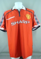 Manchester United Heim Trikot 1998 - 2000 - L - UMBRO - LARGE - TRIPLE - Jersey
