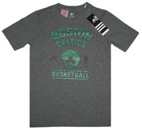 adidas Kinder Kids T-Shirt Boston Celtics NBA grau grün 128 140 152 NEU @274