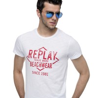Replay T-Shirt, Crew-Neck, Herren