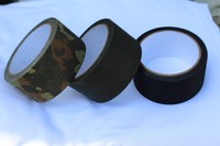 Textil Klebeband Panzerband Armee Tape Gewebeband Schwarz Fleckt Oliv  10mx5cm