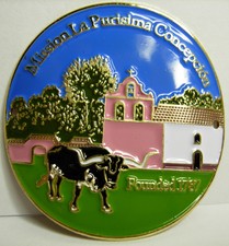 Mission La Purisima Concepcion new stocknagel hiking medallion G0503