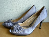 JUMEX Sexy Damen Pumps grau Gr. - 41 