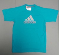New Adidas ESS Logo TEE T-shirt Turquoise blue Size UK 34/36