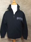 HARRY POTTER Black Logo HOODIE SWEATSHIRT JACKET Kids Youth S Small EXHIBITION