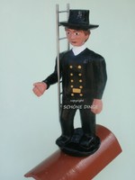 SCHORNSTEINFEGER Dachschmuck Dachfigur Firstreiter 