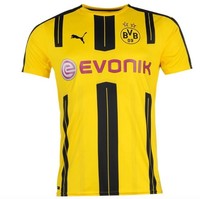 Puma BVB  Borussia Dortmund Heim Home Trikot Gelb Schwarz 2016 2017 Neu