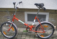 Mifa Klapprad 20 Zoll Fahrrad Original DDR Campingfahrrad v. 1983, 1A Zustand