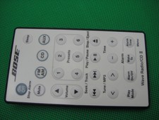 Genuine Bose WHITE WAVE RADIO /CD II Audio Player REMOTE CONTROL USED CONDITION
