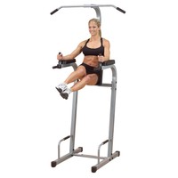 Powerline Kniehebe & Dipständer Dipstation Klimmzugstange NEU