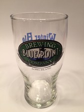 BLUE POINT BREWING Winter ALe Beer Pint Glass New FREE SHIP!