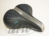 Fahrradsattel Sattel City Touren Gelsattel Damen mit Elastomerfederung