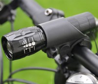 2 x CREE Q5 LED Licht Bike Fahrradlampe Fahrradbeleuchtung Fahrradlicht Schwarz