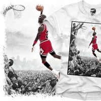 E1SYNDICATE T SHIRT MICHAEL JORDAN BASKETBALL LAST KINGS YMCMB CAP XO MMG S/M/L