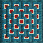 Easy Quilt Kit/Lots of Boxes/Pre-cut Fabrics Ready To Sew/EXPD SHIP/Teals