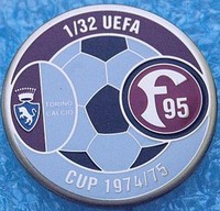 AC TORINO Calcio - Fortuna Dusseldorf  pin badge