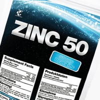 Zink Gluconat 100-1000 Tabletten a 50mg reines Zinc (387mg Gluconate) Vegan