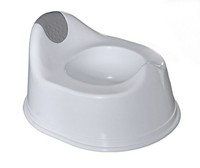 Strata Topf Top de Luxe Töpfchen Kindertöpfchen weiss/silber - NEU