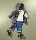 NWT NEW Gucci baby boys gray wool jacket coat red green web 6/9m 9/12m or 12/18m