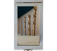 BGS Linksbohrer Satz 4-teilig, Bohrersatz linksschneidend 3-4-6-7 mm, Ausbohrer