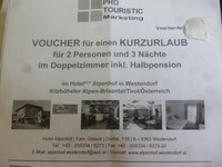 Reise Gutschein Kurzurlaub Kitzbühel 3N HP für 2 Pers Hotel(MTB Rennrad Wandern)