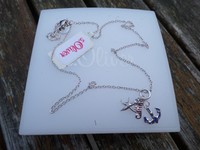  s.Oliver Halskette 3 Anhänger  Edelstahl Karabinerverschluss 42 cm   