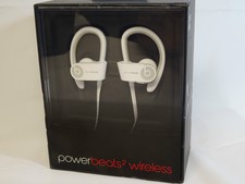 Beats By Dre Powerbeats 2 Wireless Bluetooth In Ear Headphones New. WHITE