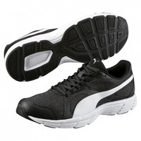 Puma Axis v4 Mesh Laufschuhe Herren Sneaker Schuhe 360581 (black-white 01)